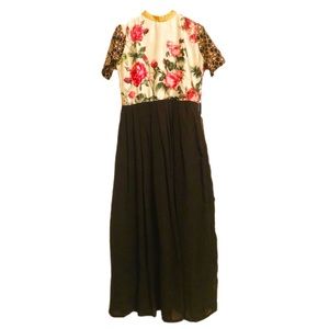 Indo-western maxi dress